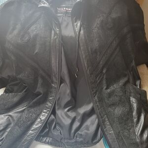Wilsons Leather Black Jacket